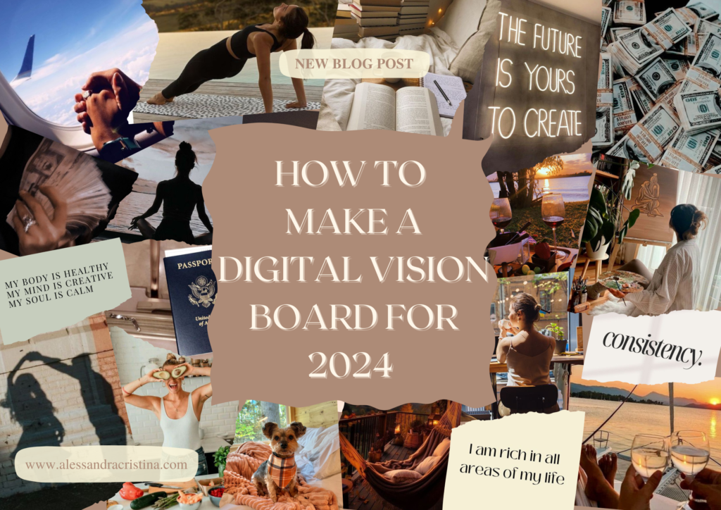 How to make a digital vision board for 2024