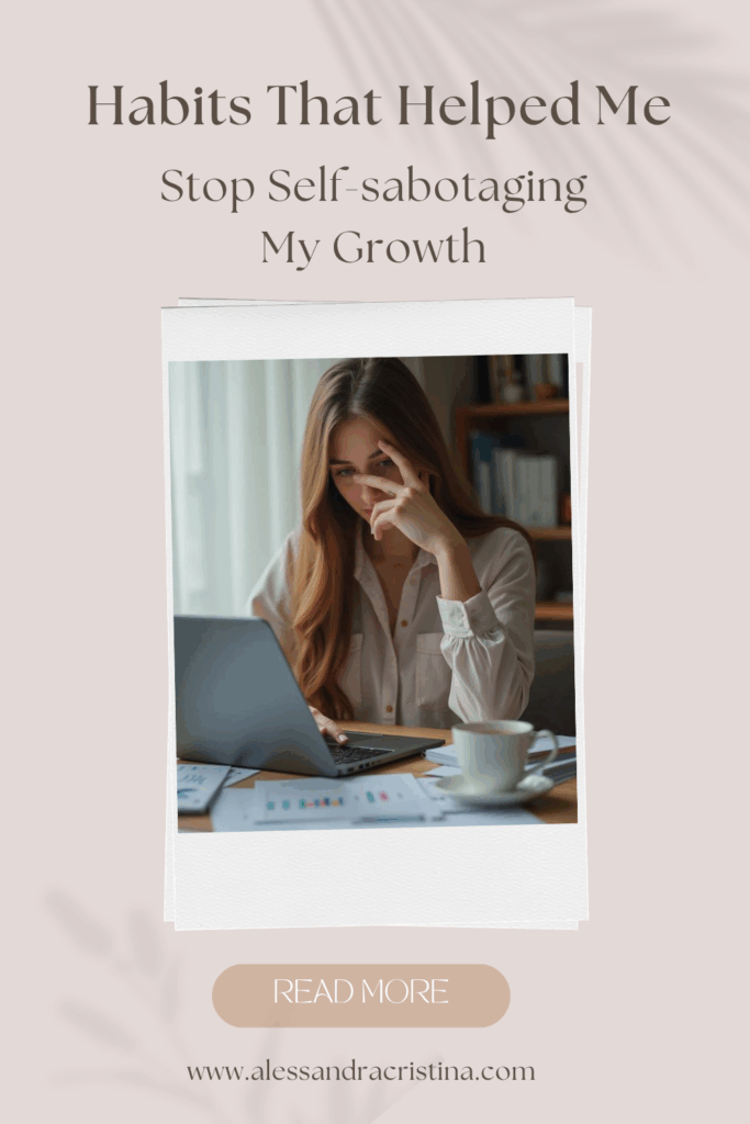 girl working on building healthy habits